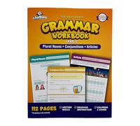 Channie's Easy Peasy Grammar Workbook Livello 2 - Sostantivi plurali, Articoli & Pratica congiunzioni con vocabolario, Revisione & Chiave di risposta - Cartella di lavoro grammaticale per i gradi 1-3
