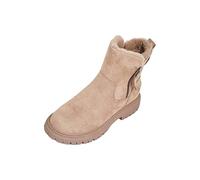 Chanpning Stivali Donna Scarpe Foderato Pelliccia Sintetica Stivali Corti Da Neve Termici Comodi Piatto Caviglia Con Durevole Sneaker Classici Da Donna Imbottiti Invernali Da Camminata Trekking