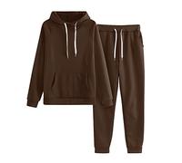 Chanpning Tute Donna Sportivo Comode Tuta Casual Larghi Completo Felpe Con Cappuccio E Pantaloni Vita Alta Completi Palestra Da Casa Complete Set Due Pezzi Curvy Leggera Elegante