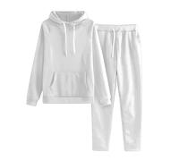 Chanpning Tute Invernale Donna Curvy Completo Elegante Larghi Tuta Felpa Manica Lunga E Pantaloni Jogging Completi Due Pezzi Da Casa Complete Abbigliamento Palestra Taglie Forti Comode Casual