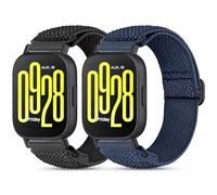 CHANRASI 2 Pezzi Cinturino Elastico Compatibile con Xiaomi Redmi Watch 5 Active/Redmi Watch 5 Lite Uomo Donna,Cinturino di ricambio in nylon da 22 mm per Amazfit Bip 6/per Amazfit Bip 5