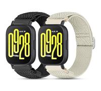 CHANRASI 2 Pezzi Cinturino Elastico Compatibile con Xiaomi Redmi Watch 5 Active/Redmi Watch 5 Lite Uomo Donna,Cinturino di ricambio in nylon da 22 mm per Amazfit Bip 6/per Amazfit Bip 5