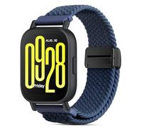 CHANRASI 22mm Cinturino di Intrecciato Compatible per Xiaomi Redmi Watch 5 Active/5 Lite,Sport Nylon Ricambio Elastica Cinturini per Xiaomi Redmi Watch 5 Active/5 Lite,Donna Uomini, Blu scuro