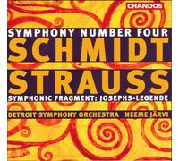 Chanteaux:Detroit So:Jarvi Symphony No 4 (CD) Album