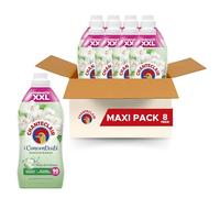 Chanteclair - Ammorbidente "I Concentrati", Muschio Bianco, Protegge la morbidezza del bucato, Profumo Intenso e Persistente sui Capi - 8 flaconi da 1800 ml, 90 dosi