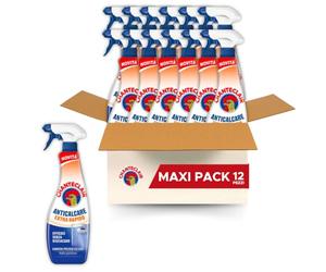 Chanteclair - Anticalcare Universale con Aceto Bianco, Ideale Contro il Calcare su Acciaio, Rubinetti e Ceramica, Forza&Igiene - 12 Flaconi da 625 ml (Scelta Casuale tra Nuovo e Precedente Formato)