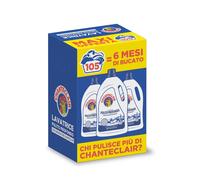 Chanteclair - Detersivo Lavatrice Pulito Profondo 3x1575ml | extra smacchiante,