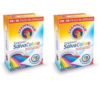 Chanteclair - Foglietti Salvacolore, Bucato Sicuro e Colori Brillanti - Super Assorbenti, Efficaci a Freddo (Confezione da 2)