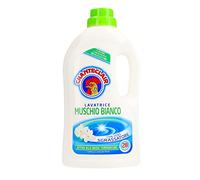 2 Flaconi Chanteclair Detersivo Lavatrice Muschio Bianco con Sgrassatore 28 Lav.