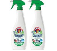 Chanteclair Sgrassatore Universale Superpotente, Detergente Multiuso con Profumo di Muschio Bianco, Ideale per Ogni Superficie e Tessuti, Formula Originale, Flacone Spray da 700 ml (Confezione da 2)