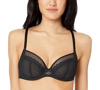 Chantelle Parisian Allure Unlined Plunge Bra, Reggiseno a Copertura Totale Donna, Nero, 4E