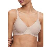 Chantelle Reggiseno con Ferretto Morbido Elasticizzato Non Imbottito Scollatura a V, Opaco, Beige, 4E Donna