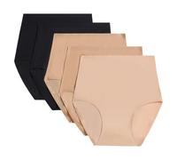 Chantelle Soft Stretch One Size Seamless Brief Mutande da Uomo, Nero, Nude, Nude Blush (Confezione da 5), Taglia Unica (Pacco da 5) Donna