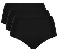 Chantelle SOFTSTRETCH, Culotte (Pack x 3), Intimo Invisibile Donna, Nero (Schwarz 11), Taglia unica