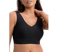 Chantelle Softstretch Padded V-Neck Bralette Reggiseno, Oscurante, Nero (Confezione da 2), X XX-Large (Pacco da 2) Donna