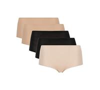 Chantelle Soft Stretch One Size Seamless Brief Mutande da Uomo, Nero, Nude, Nude Blush (Confezione da 5), Taglia Unica (Pacco da 5) Donna
