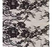 Chantilly Sposa Danza Abito Pizzo Tessuto Ciglia Ricamo Costume Orlo 3M/PC