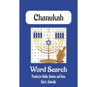 Chanukah Word Puzzle Search Book: Word Searches with Easy to Read Print About Chanukah, Its History, Culture, Food and More | 6x9 inches, 110 pages | ... Gifts for Vacations, Holidays, and Free Times