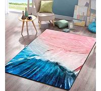 Chanxiang666 la camera da letto e la decorazione della casa rug 120x160cm Dipinto astratto ad acquerello in azzurro Letto Il Soggiorno la Sala da Pranzo Il Portico 120x160cm