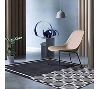 Chanxiang666 la camera da letto e la decorazione della casa rug 120x160cm Moderno patchwork geometrico in nero e grigio Letto Il Soggiorno la Sala da Pranzo Il Portico 120x160cm