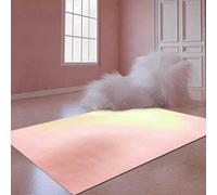 Chanxiang666 Tappeto Grande per Cameretta 150x200cm Polvere gialla colorata per la camera da letto e la decorazione della casa rug 150x200cm