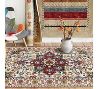 Chanxiang666 Tappeto Moderno Ampio Soggiorno 140x230cm Letto Il Soggiorno la Sala da Pranzo Il Porticocerchio d'oro verde scuro