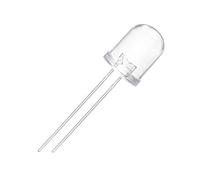 CHANZON 10 pz 10mm 850nm Emettitore IR LED Luci a diodi Telecamera per visione notturna (Infrarossi tondi trasparenti 850 nm DC 1.5V 20mA) Lampadine Lampade Componenti elettronici Diodi