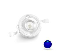 CHANZON 10 pz High Power 1W Royal Blue LED Chip Pianta Coltiva La Luce (440nm-450nm/300mA-350mA/DC 3V-3.4V/1watt) Perla Emettitore Diodi Componenti per Acquario Idroponico FAI DA TE Coltiva La Luce