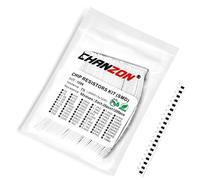 Chanzon 1200pcs 1206 Kit resistore SMD 0-10M Ω ohm 60 valori 1/4W 0.25W ±1% tolleranza Film spesso 0-10MR Resistori su chip SMT Rohs certificati
