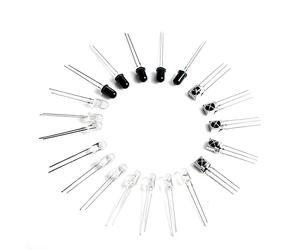 Chanzon 20pcs IR Emettitore e ricevitore Kit diodi LED 5MM 940nm Sender Reciver con VS1838B 1838 Sensore a raggi infrarossi Visione notturna 940 nm Illuminazione Lampadine Assortimento per Arduino