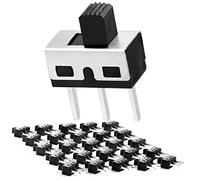 Chanzon interruttore a scorrimento SPDT 2 posizione 25pezzi 5mm Micro/Mini a scorrimento Interruttore 3 pin 1p2t Per Arduino tagliere Elettronico Commutatore a scorrimento verticale