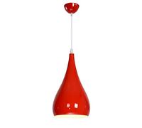 Chao Zan Moderno Lampada a Sospensione da Soffitto Metallo Illuminazione a Sospensione Vintage Industriale Creativo Plafoniera Attacco E27 Pendente, Rosso