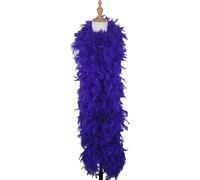 chaojukj 1,8 m 100 g Viola Intenso Boa di Piume marabù, per Feste, Festival, Orgoglio, Addio al Nubilato, Addio al Celibato, Halloween, Natale