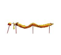 CHAOMIN Oggetti di scena tradizionali cinesi for il costume della testa di danza del leone e della danza del drago for spettacoli di feste di festival(Yellow)