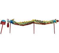 CHAOMIN Oggetti di scena tradizionali cinesi for il costume della testa di danza del leone e della danza del drago for spettacoli di feste di festival(Blue)