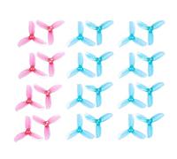 ChaonGhemieux 24 pezzi/12 Paia D2.5 elica FPV a 3 Pale da 2,5 Pollici Foro da 1,5 mm for Drone FPV Motore 1404, for SpeedyBee BEE25, unità Aria D-Ji O4(12pairs Mix A)