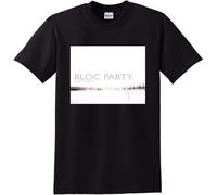 CHAOOFANG Bloc Party T Shirt Silent Alarm Vinyl CD Cover Small Medium Large or Black