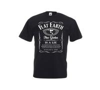 CHAOOFANG Flat Earth Theory - The Is A Lie - Conspiracy Theories Lies T-Shirt