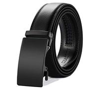 CHAOREN Cintura Da Uomo In Pelle, Cintura Automatica, Senza Fori, Larghezza 35 mm, Misura Personalizzata