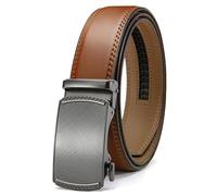 CHAOREN Cintura Da Uomo In Pelle, Cintura Automatica, Senza Fori, Larghezza 35 mm, Misura Personalizzata