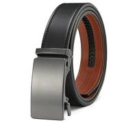 CHAOREN Cintura Da Uomo In Pelle, Cintura Automatica, Senza Fori, Larghezza 35 mm, Misura Personalizzata