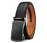 CHAOREN Cintura Da Uomo In Pelle, Cintura Automatica, Senza Fori, Larghezza 35 mm, Misura Personalizzata