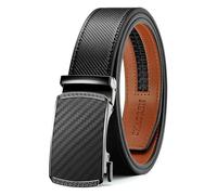 CHAOREN Cintura Da Uomo In Pelle, Cintura Automatica, Senza Fori, Larghezza 35 mm, Misura Personalizzata