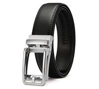CHAOREN Cintura Uomo, Cintura Uomo Pelle Cricchetto Automatica Fibbia 35mm, Cinta Regolabili per Adattarsi