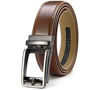 CHAOREN Cintura Uomo, Cintura Uomo Pelle Cricchetto Automatica Fibbia 35mm, Cinta Regolabili per Adattarsi