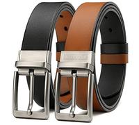 CHAOREN Cintura Uomo Pelle 1 Pack, Uomo Cinture Reversibile 35mm Disponibile in due Colori, Adatta per Casual Jeans e Business