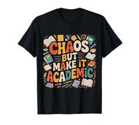 Chaos But Make It Academic Stress da Nerd Studentesco - Maglietta