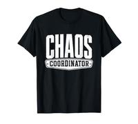 Chaos Coordinator Funny Office Team Leader Manager Citazione Maglietta