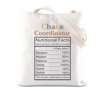 Chaos Coordinator Shopping Bag Boss Lady Gift Team Mom Tote Bag Team Manager Regalo Admin Coordinatore Regalo