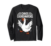 Chaos Coordinators Squad Teacher Mom Life Vibes Maglia a Manica